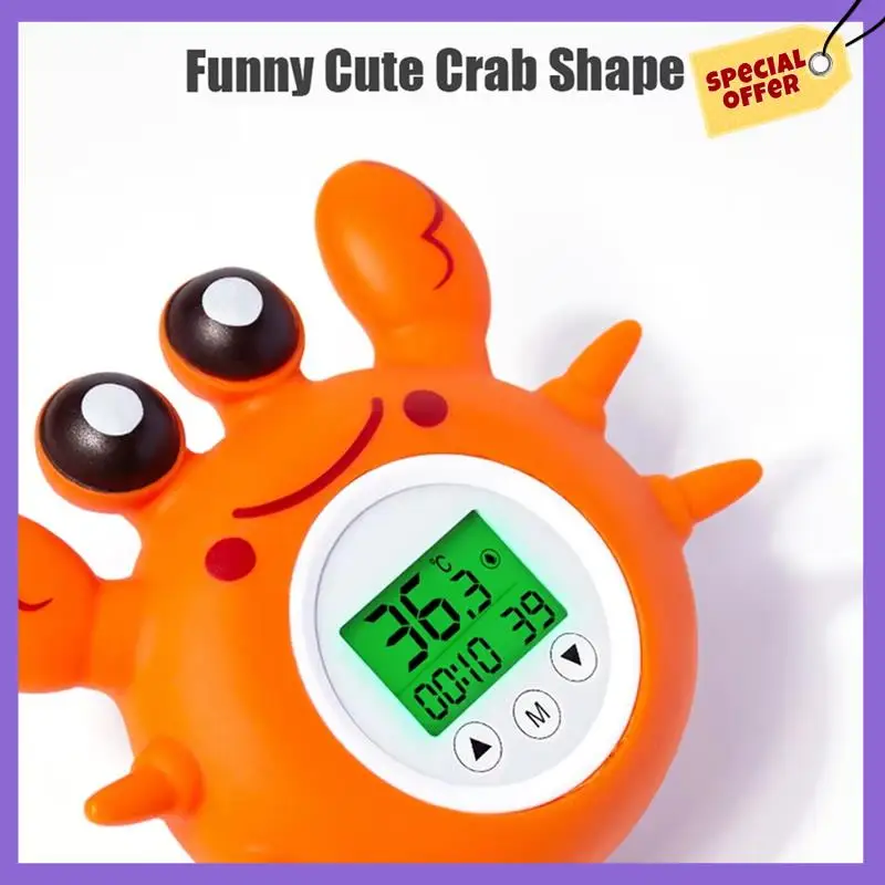 -A96Z Kids Bath Thermometer With Room Temperature Tri-Color Backlit Display Fahrenheit And Celsius Safety Floating Bath Toy
-A96Z Kids Bath Thermometer With Room Temperature Tri-Color Backlit Display Fahrenheit And Celsius Safety Floating Bath Toy