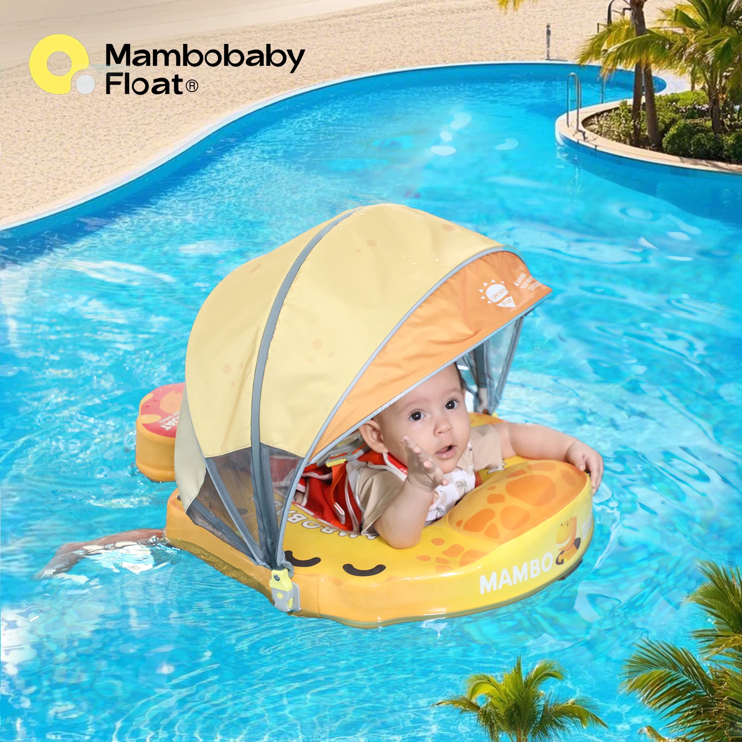 Mambobaby Float Feels Ultra-Secure & Canopy Comfort Skin-friendly Design Baby Swimming Ring Toddler Pool Float Infant Fiber Ring
Mambobaby Float Feels Ultra-Secure & Canopy Comfort Skin-friendly Design Baby Swimming Ring Toddler Pool Float Infant Fiber Ring