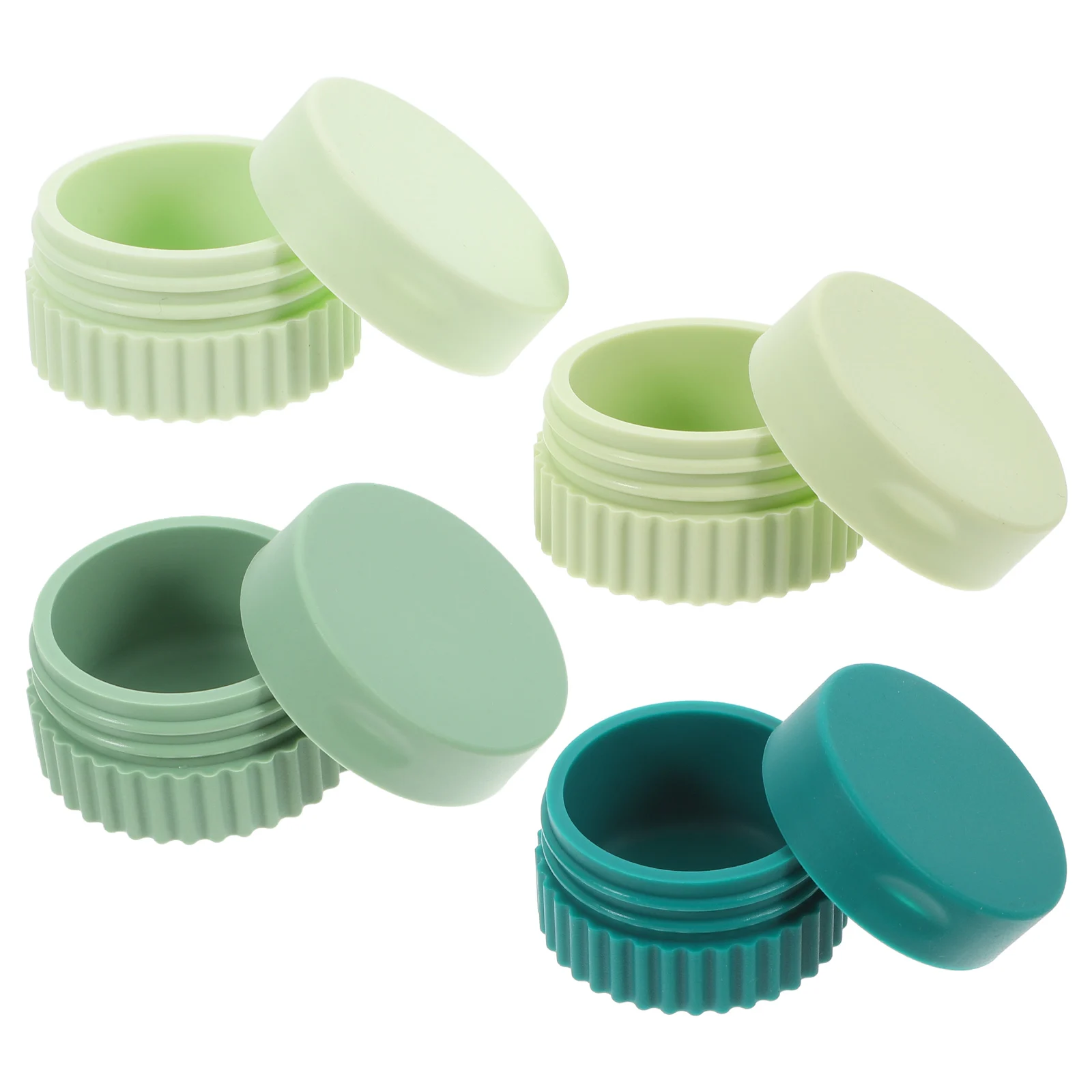 4pcs Pill Box Daily ganizer Portable Silicone Travel Jars Storage Wide Mouth Safe Material Multiple Colors
4pcs Pill Box Daily ganizer Portable Silicone Travel Jars Storage Wide Mouth Safe Material Multiple Colors