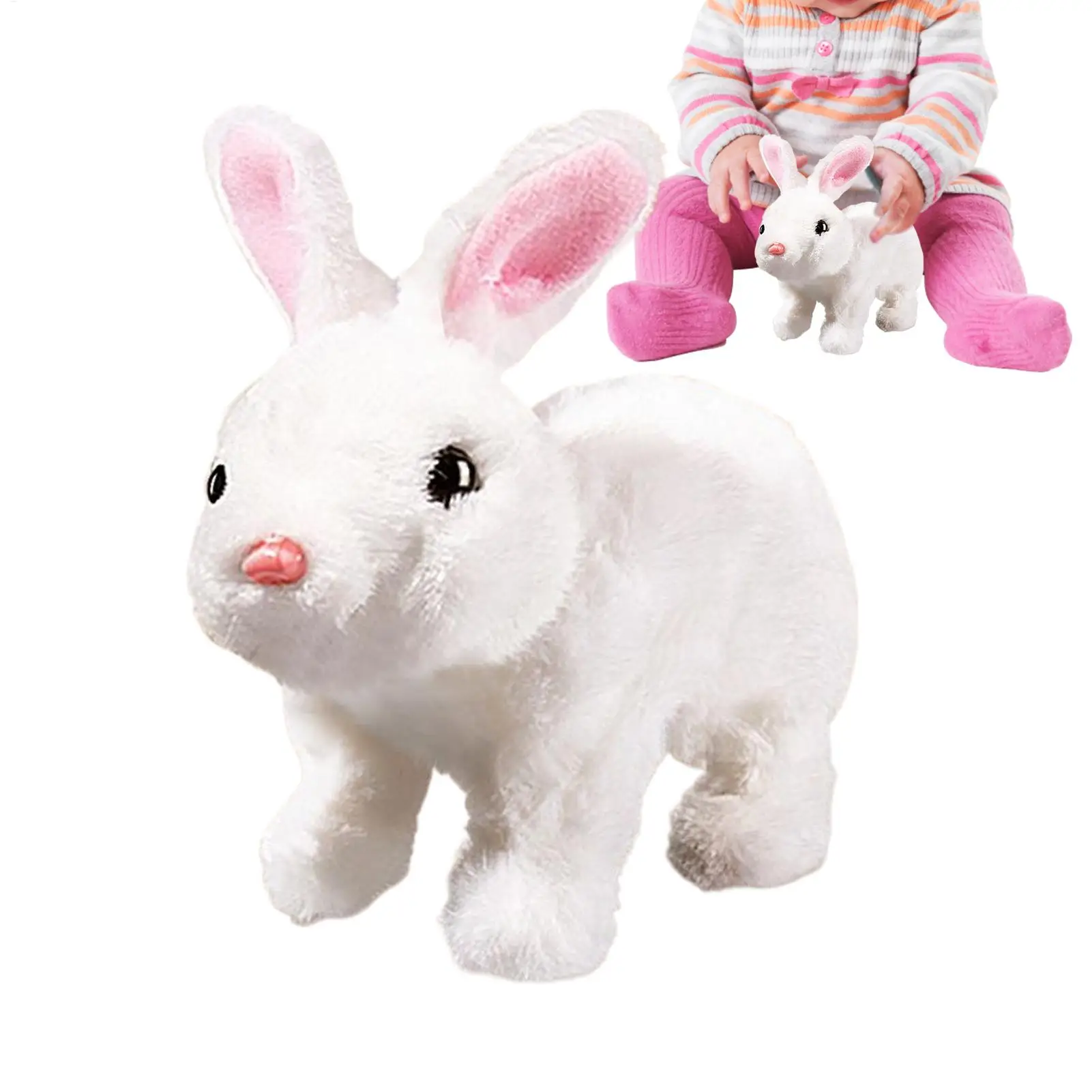 My Realistic Bunny Interactive Plush Easter Rabbit Toy with Sounds and Movements Realistic Cute Bunny for Easter Birthday Boys
My Realistic Bunny Interactive Plush Easter Rabbit Toy with Sounds and Movements Realistic Cute Bunny for Easter Birthday Boys