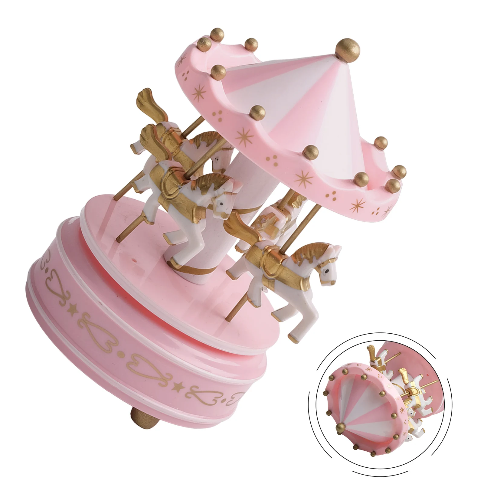 Handicraft Music Box Rotate Rotation Blue Features Vintage Pink Wooden Merry Go Round Horse Christmas Birthday
Handicraft Music Box Rotate Rotation Blue Features Vintage Pink Wooden Merry Go Round Horse Christmas Birthday