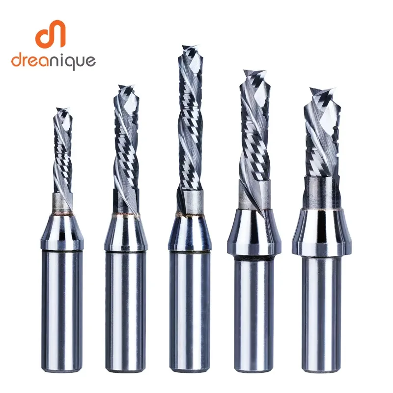 Dreanique 1pc Composite Flute Chip Breaker Carbide Milling Cutter For Hard Wood Laminated Panel CNC TCT Router Bit 12.7mm Shank
Dreanique 1pc Composite Flute Chip Breaker Carbide Milling Cutter For Hard Wood Laminated Panel CNC TCT Router Bit 12.7mm Shank