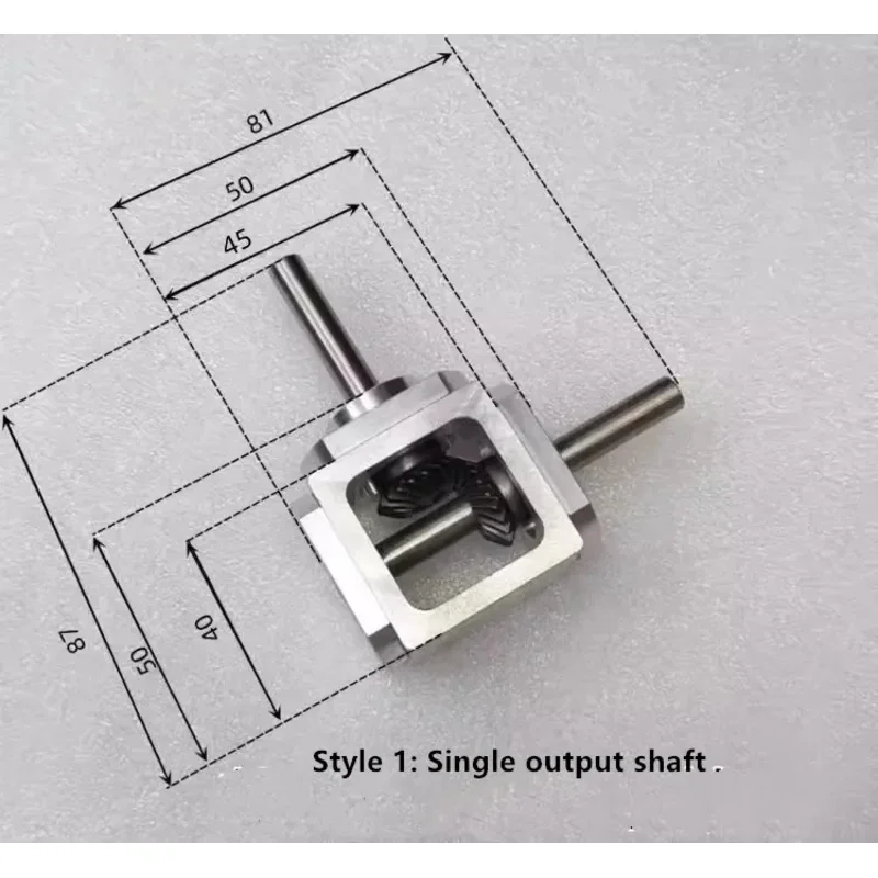 1:1 Commutator Right Angle Drive Gearbox 1M 20T 8MM Bevel Gear Reducer
1:1 Commutator Right Angle Drive Gearbox 1M 20T 8MM Bevel Gear Reducer