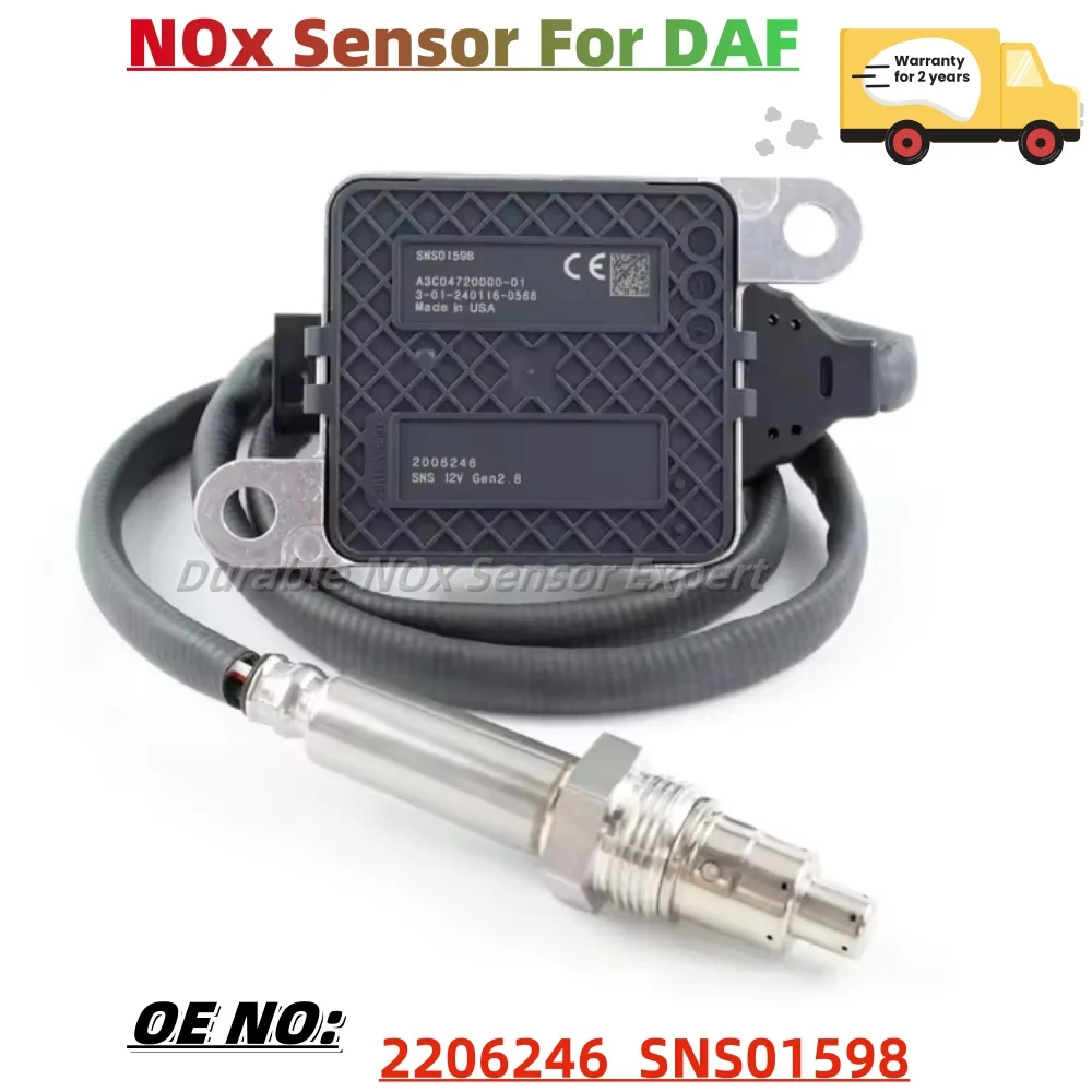 SNS0159B 2006246 A3C04720000-01 Fits For DAF Truck NOx sensor Factory direct sales good price Nitrogen Oxide Sensor
SNS0159B 2006246 A3C04720000-01 Fits For DAF Truck NOx sensor Factory direct sales good price Nitrogen Oxide Sensor