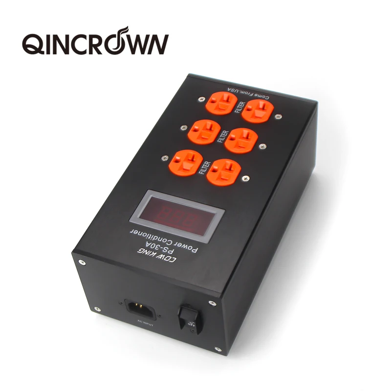 QINCROWN Power Filter Socket Power Strip Amplifier CD for 30A Large Outlet With Display Voltage
QINCROWN Power Filter Socket Power Strip Amplifier CD for 30A Large Outlet With Display Voltage