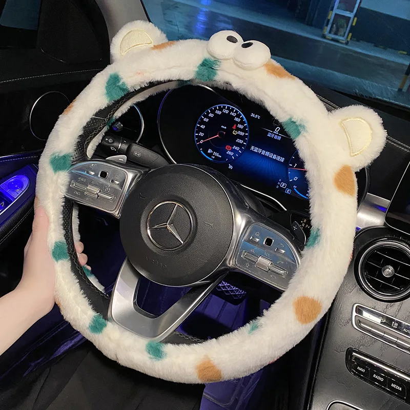 Car Steering Wheel Cover Women's Winter Cute Plush Anti Slip Steering Wheel Handle Cover Protective Case Interior Accessories
Car Steering Wheel Cover Women's Winter Cute Plush Anti Slip Steering Wheel Handle Cover Protective Case Interior Accessories