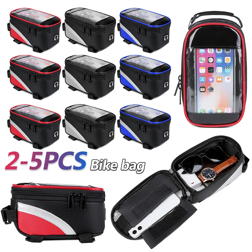 MTB Bike Frame Front Top Tube Bags Cycling Touch Phone Screen Case for Mobile Phone Mountain Bicycle Accessories
MTB Bike Frame Front Top Tube Bags Cycling Touch Phone Screen Case for Mobile Phone Mountain Bicycle Accessories