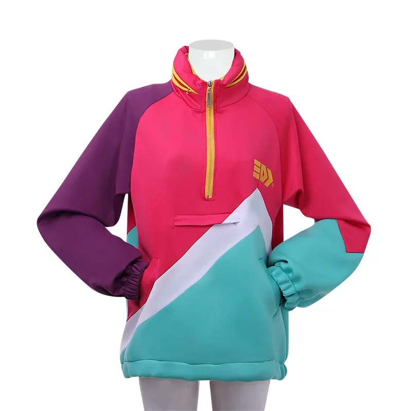 Game Splatoon 2 Vintage Cosplay Costume Top Adult Women Casual Pullovers Sweatshirt Fashion Contrast color Zipper Top Halloween
Game Splatoon 2 Vintage Cosplay Costume Top Adult Women Casual Pullovers Sweatshirt Fashion Contrast color Zipper Top Halloween