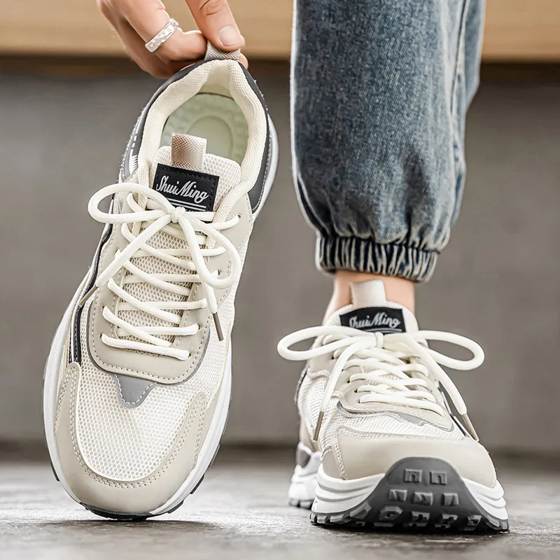 Men's new breathable sports shoes for spring summer trendy versatile casual soft soled non slip men's shoes
Men's new breathable sports shoes for spring summer trendy versatile casual soft soled non slip men's shoes