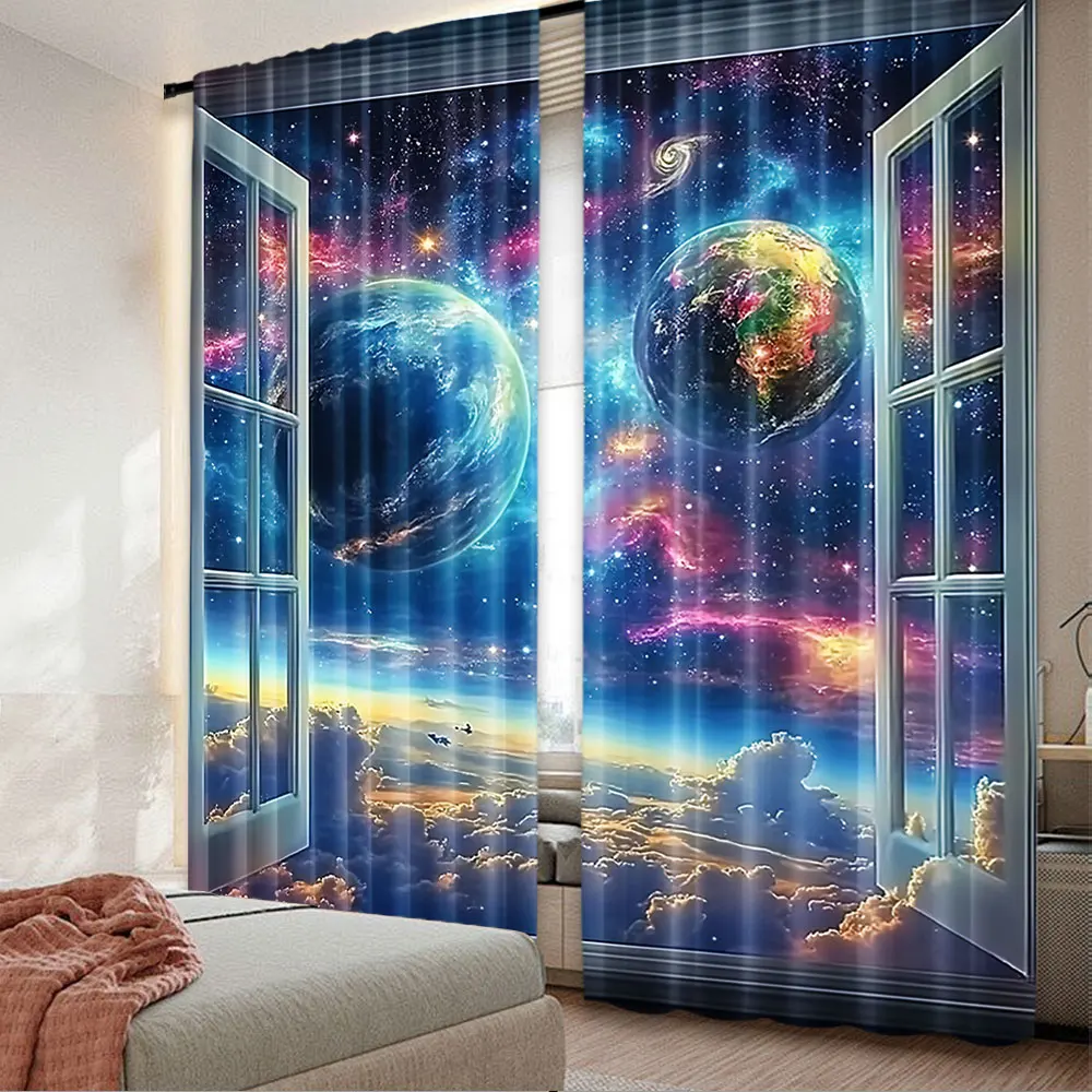 2Pcs Space Galaxy Curtains Universe Nebula Galaxies Solar Planet Suitable For Bedroom Living Room Dining Room And Bathroom
2Pcs Space Galaxy Curtains Universe Nebula Galaxies Solar Planet Suitable For Bedroom Living Room Dining Room And Bathroom