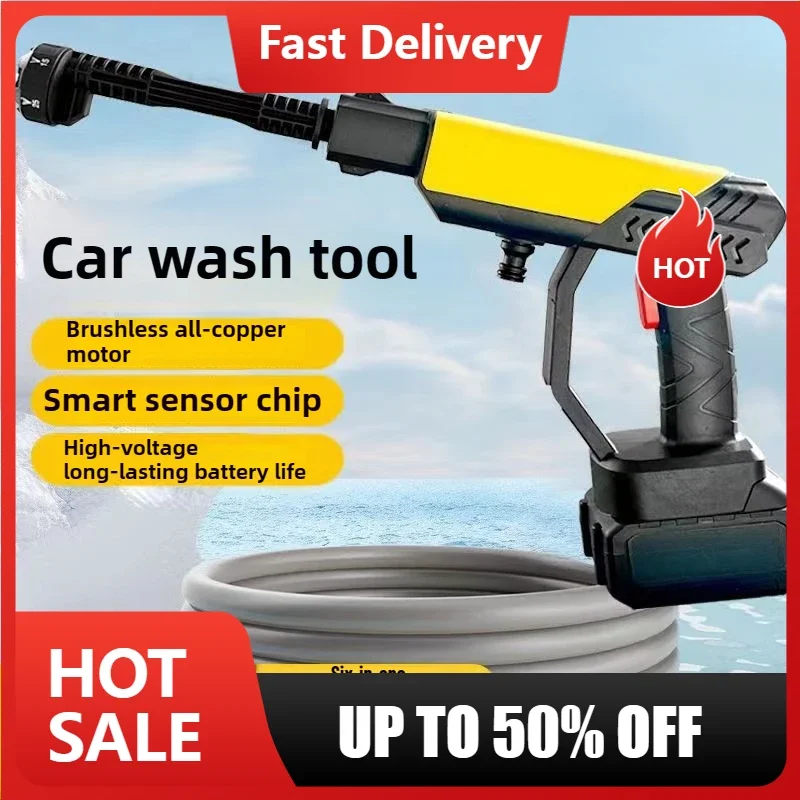 【Fast Delivery】200W Cordless Pressure Washer Power Tools Portable High-Pressure Brushless Car Washer Gun For 18V Battery
【Fast Delivery】200W Cordless Pressure Washer Power Tools Portable High-Pressure Brushless Car Washer Gun For 18V Battery