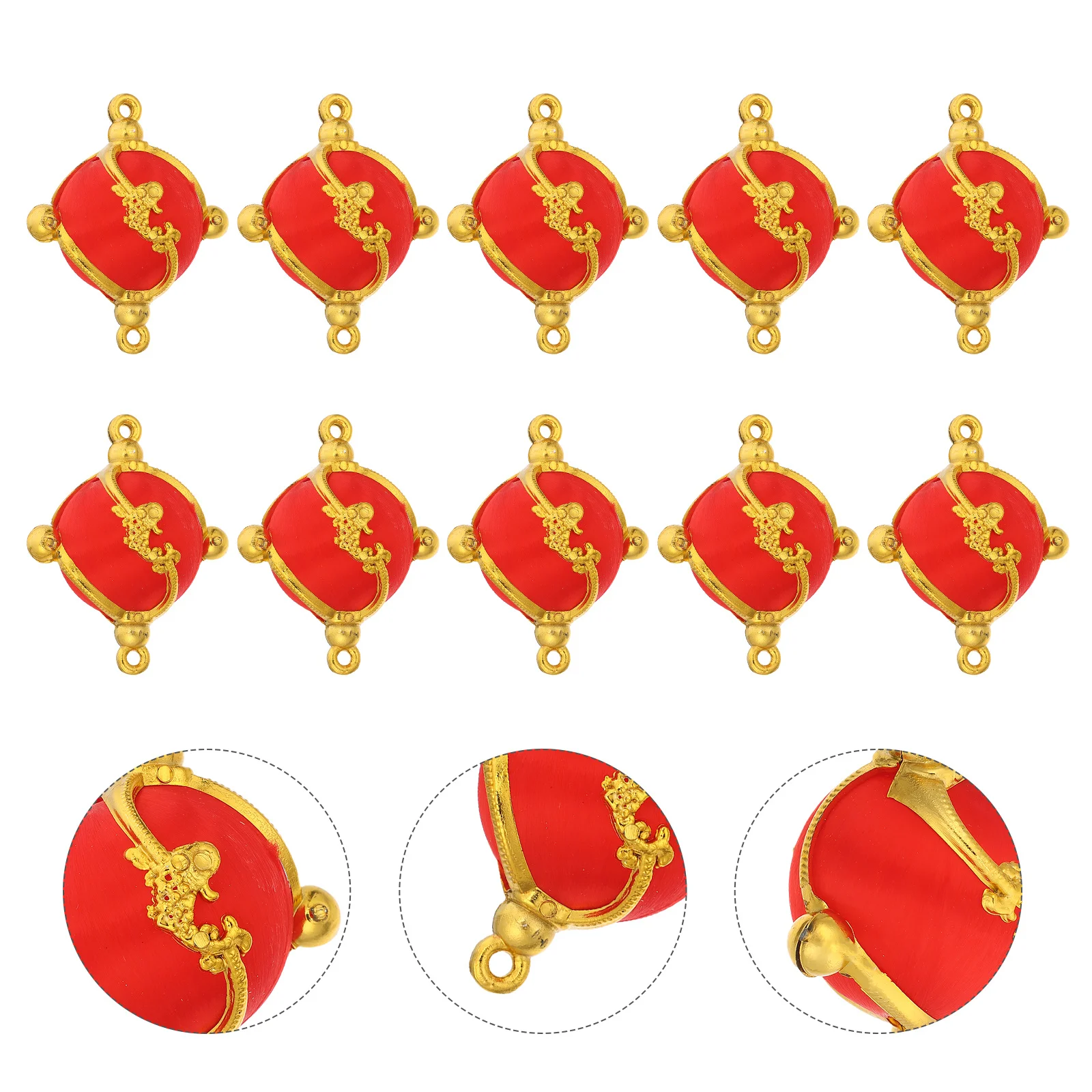 10Pcs Chinese New Year Lucky Pendant Mini Red Lantern Hanging Ornaments Handmade DIY Lantern Charms Spring Festival Holiday
10Pcs Chinese New Year Lucky Pendant Mini Red Lantern Hanging Ornaments Handmade DIY Lantern Charms Spring Festival Holiday