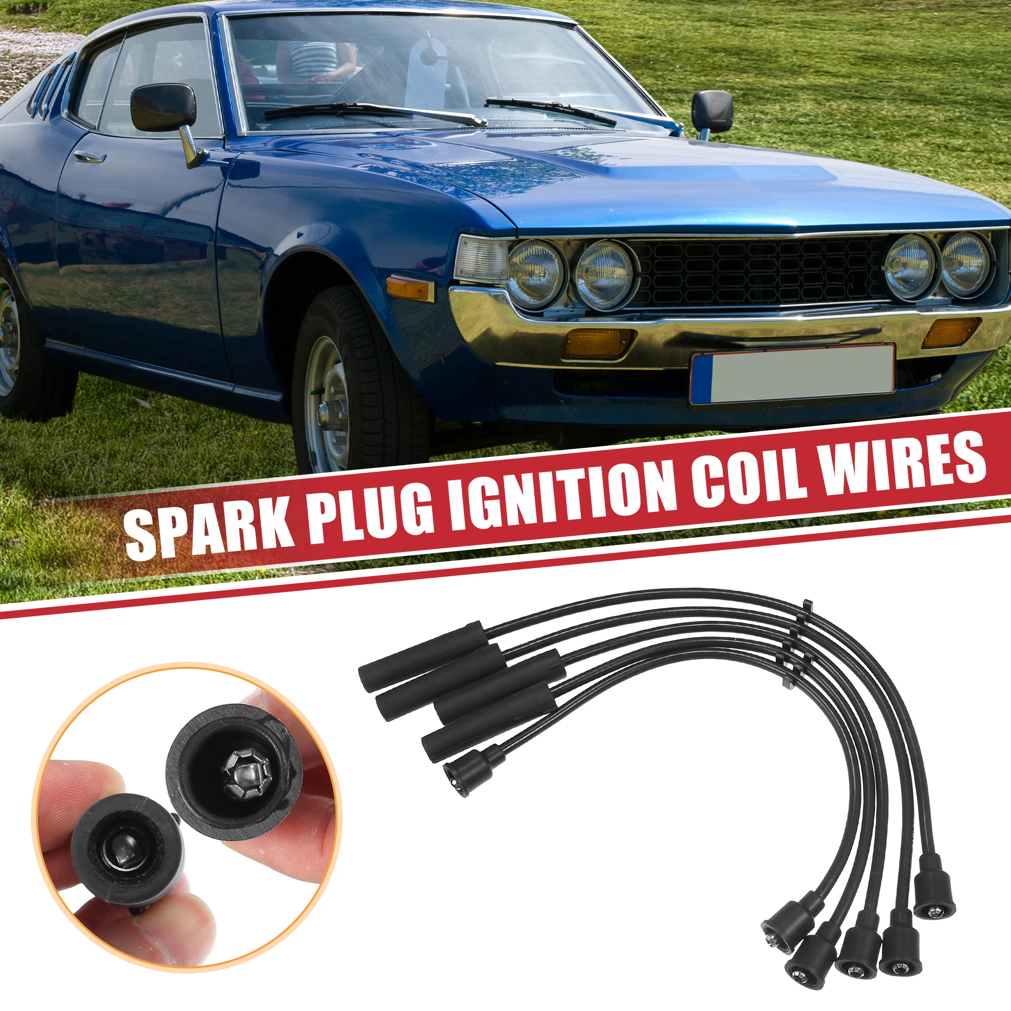 UXCELL 5 Pcs Spark Plug Wire Ignition Coil Cable for Toyota Celica Pickup 1.9L 2.0L
UXCELL 5 Pcs Spark Plug Wire Ignition Coil Cable for Toyota Celica Pickup 1.9L 2.0L