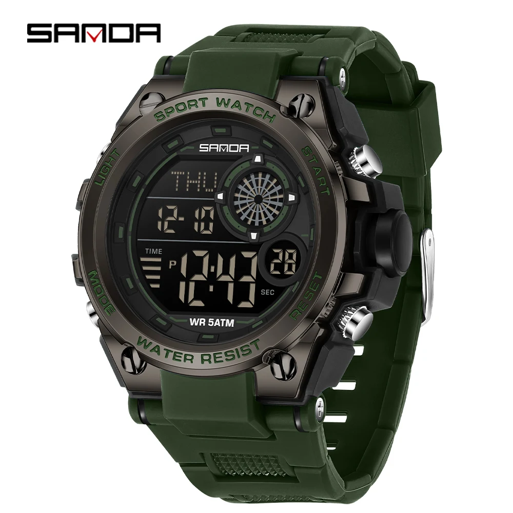SANDA New 6255 Student Sports Electronic Watch Waterproof Alarm Clock Multi functional Electronic Watch Trendy Outdoor Student W
SANDA New 6255 Student Sports Electronic Watch Waterproof Alarm Clock Multi functional Electronic Watch Trendy Outdoor Student W