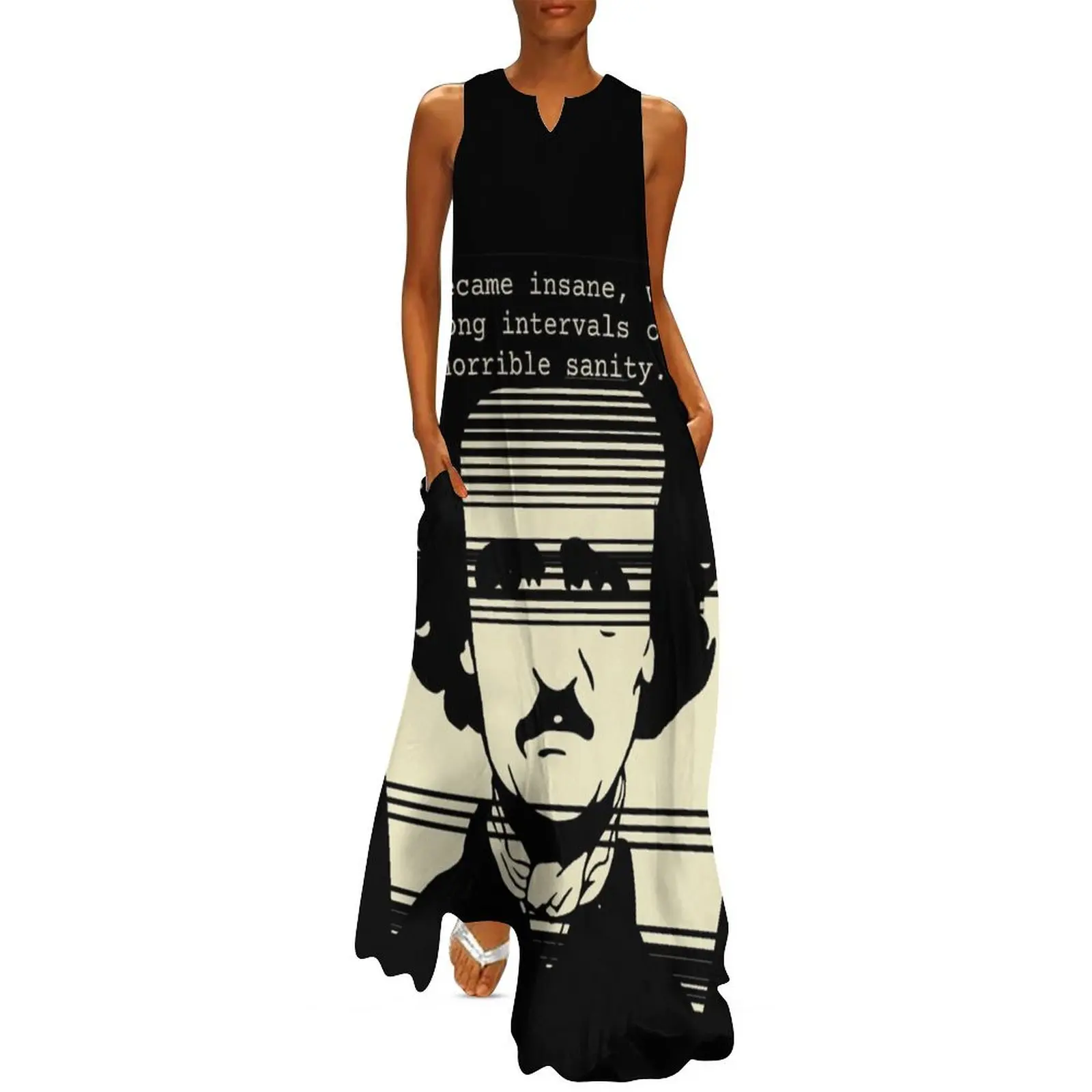 Edgar Allan Poe portrait & quote - I became insane Long Dress women evening dress dresses summer
Edgar Allan Poe portrait & quote - I became insane Long Dress women evening dress dresses summer
