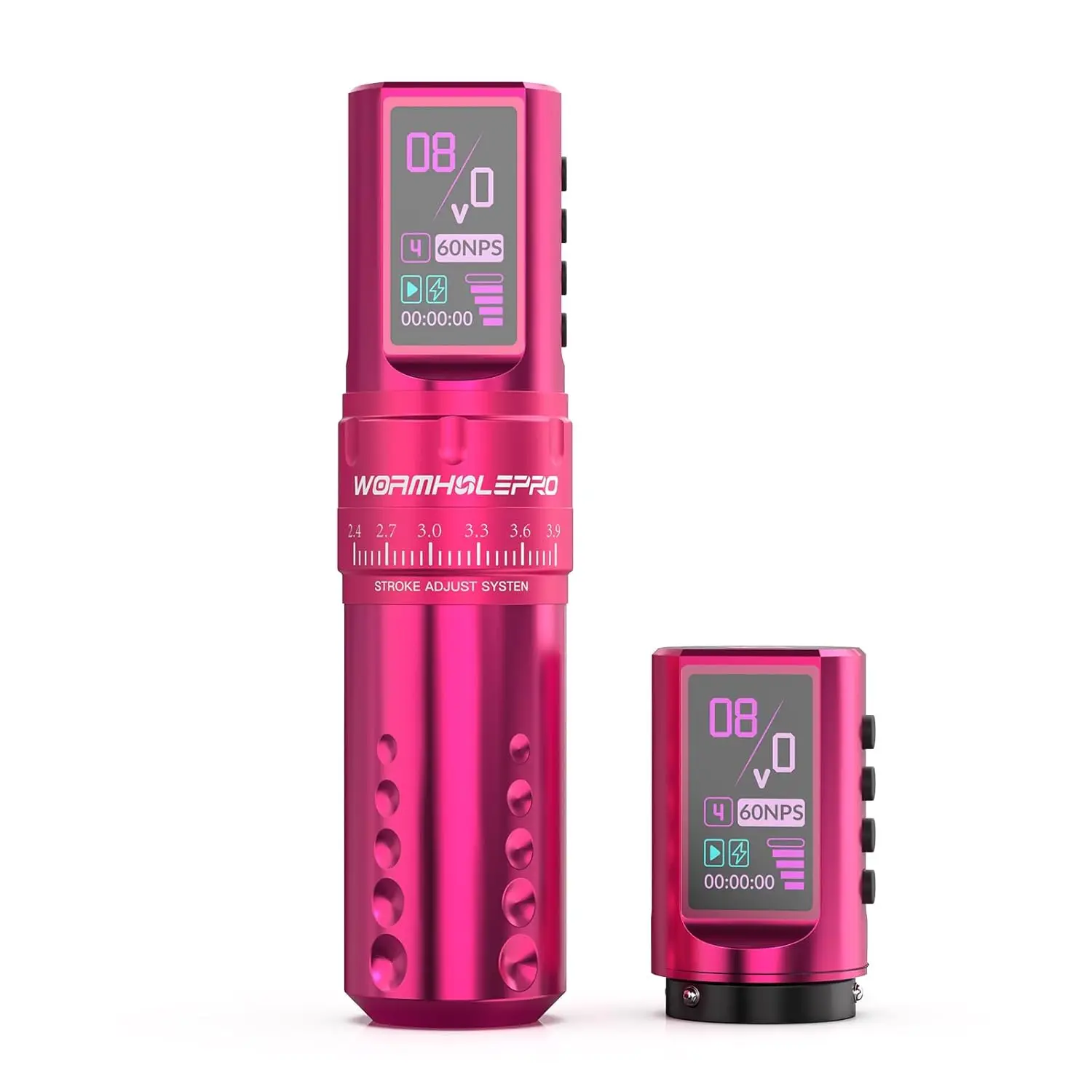 Adjustable Stroke Tattoo Pen 2.4-4.2mm Wireless 1800mAh Battery LED Display Coreless Motor for Artists
Adjustable Stroke Tattoo Pen 2.4-4.2mm Wireless 1800mAh Battery LED Display Coreless Motor for Artists