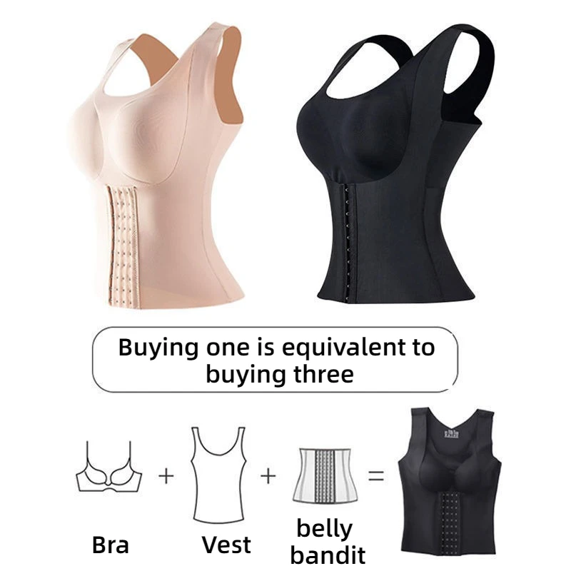 Bras and The Shaping Garment Are Integrated Body Shaper Seamless Bra Taille Corset Post-partum Underwear for Women Push Up Bra
Bras and The Shaping Garment Are Integrated Body Shaper Seamless Bra Taille Corset Post-partum Underwear for Women Push Up Bra