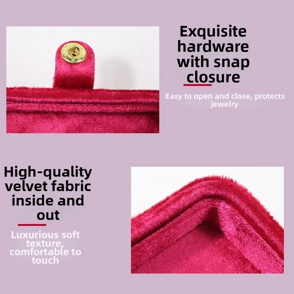 Mini Velvet Jewelry Box Zipper Closure Mini Jewelry Storage Case Ring Holder Wedding Gift
Mini Velvet Jewelry Box Zipper Closure Mini Jewelry Storage Case Ring Holder Wedding Gift
