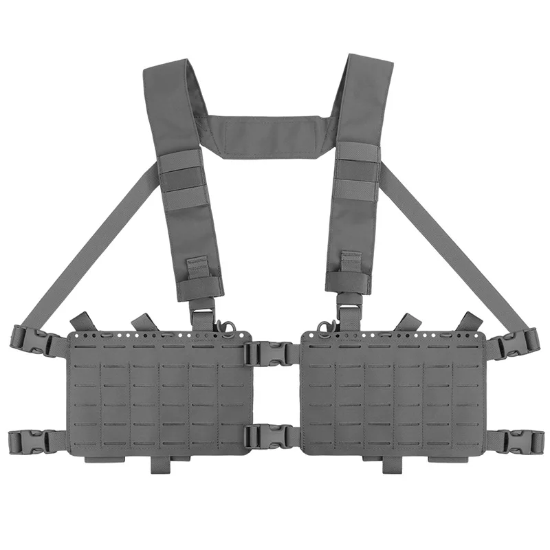 Separate double-panel, high expansion load adaptation Molle α coefficient tactical chest hanging
Separate double-panel, high expansion load adaptation Molle α coefficient tactical chest hanging