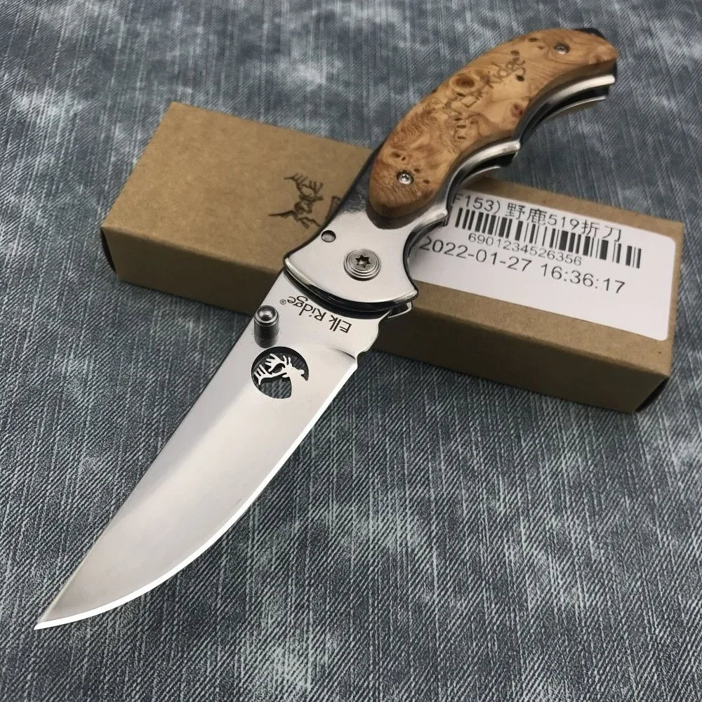 Elk Ridge 519 High Quality Folding Knife Sharp 440C Mirror Blade Portable Hiking Survival Pocket Knife EDC Defnse Outedoor Knife
Elk Ridge 519 High Quality Folding Knife Sharp 440C Mirror Blade Portable Hiking Survival Pocket Knife EDC Defnse Outedoor Knife