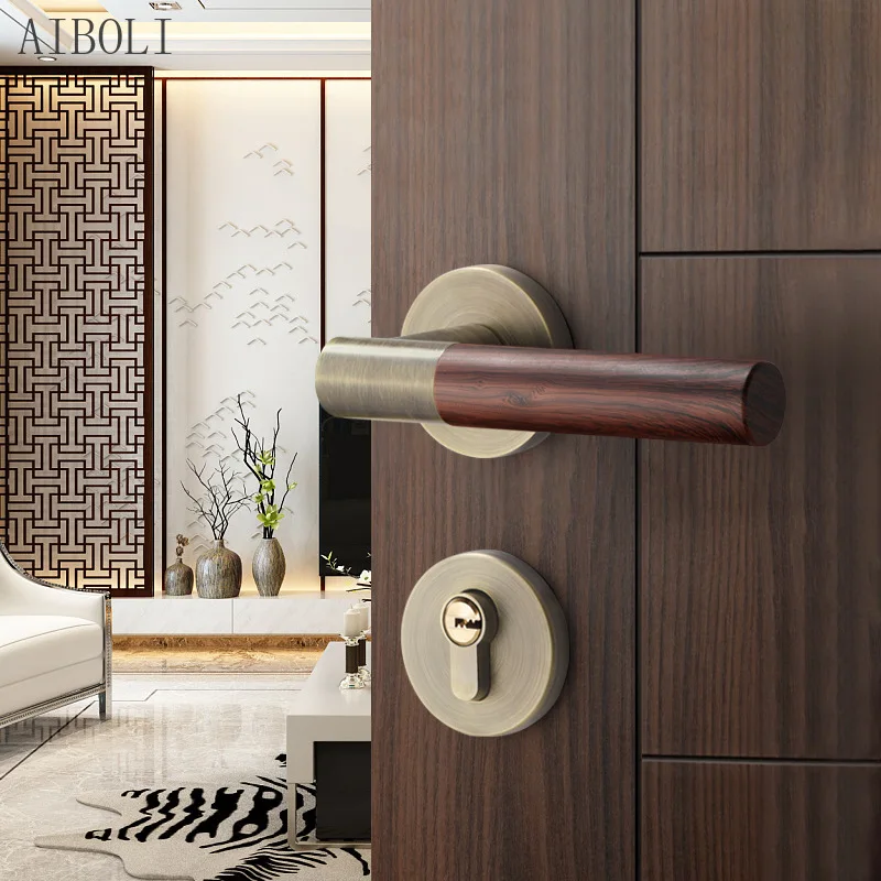 New Chinese Style Door Lock Indoor Bedroom Room Door Lock Inner Door Lock Mute Magnetic Handle Lock Wooden Door Lock
New Chinese Style Door Lock Indoor Bedroom Room Door Lock Inner Door Lock Mute Magnetic Handle Lock Wooden Door Lock