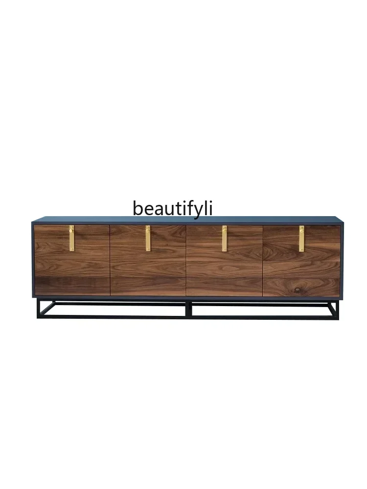 lt Solid wood TV cabinet, black walnut medieval wind, living room storage, dining side storage cabinet
lt Solid wood TV cabinet, black walnut medieval wind, living room storage, dining side storage cabinet
