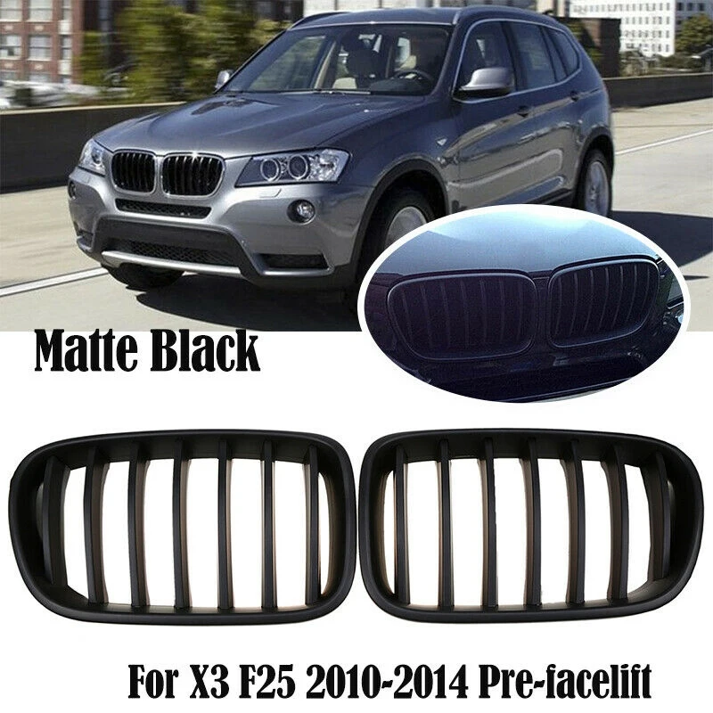 Автомобильный матовый черный передний бампер, решетка почек для BMW X3 F25 2010-2014 51712297589
Автомобильный матовый черный передний бампер, решетка почек для BMW X3 F25 2010-2014 51712297589