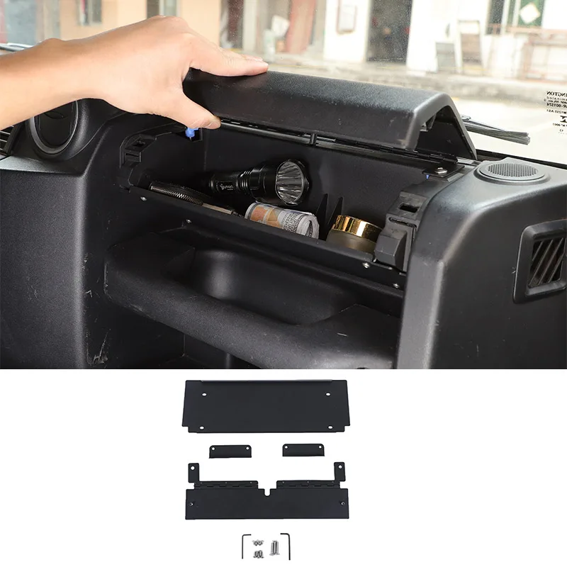 Carbon Steel Car Passenger Dashboard Storage Box Glove Box Organizer Accessories For Land Rover Defender 90 110 130 2004-2018
Carbon Steel Car Passenger Dashboard Storage Box Glove Box Organizer Accessories For Land Rover Defender 90 110 130 2004-2018