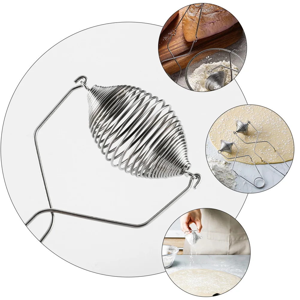 Flour Sieve Sifting Tool Strainer Duster for Baking Stainless Steel Sifters Easy Use
Flour Sieve Sifting Tool Strainer Duster for Baking Stainless Steel Sifters Easy Use