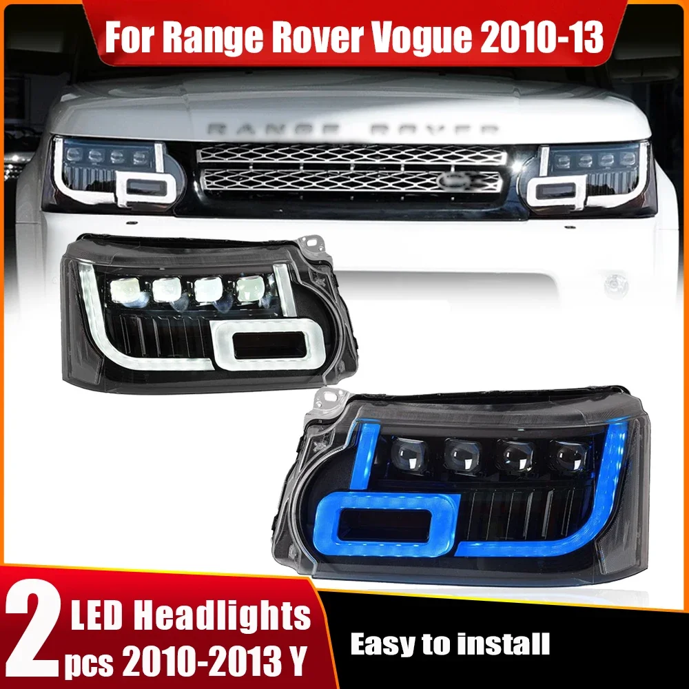 2pcs Car Front Lights For Land Rover Range Rover L322 Sport L320 2010 2011 2012 2013 Upgrade DRL Led Styling Headlight Assembly
2pcs Car Front Lights For Land Rover Range Rover L322 Sport L320 2010 2011 2012 2013 Upgrade DRL Led Styling Headlight Assembly