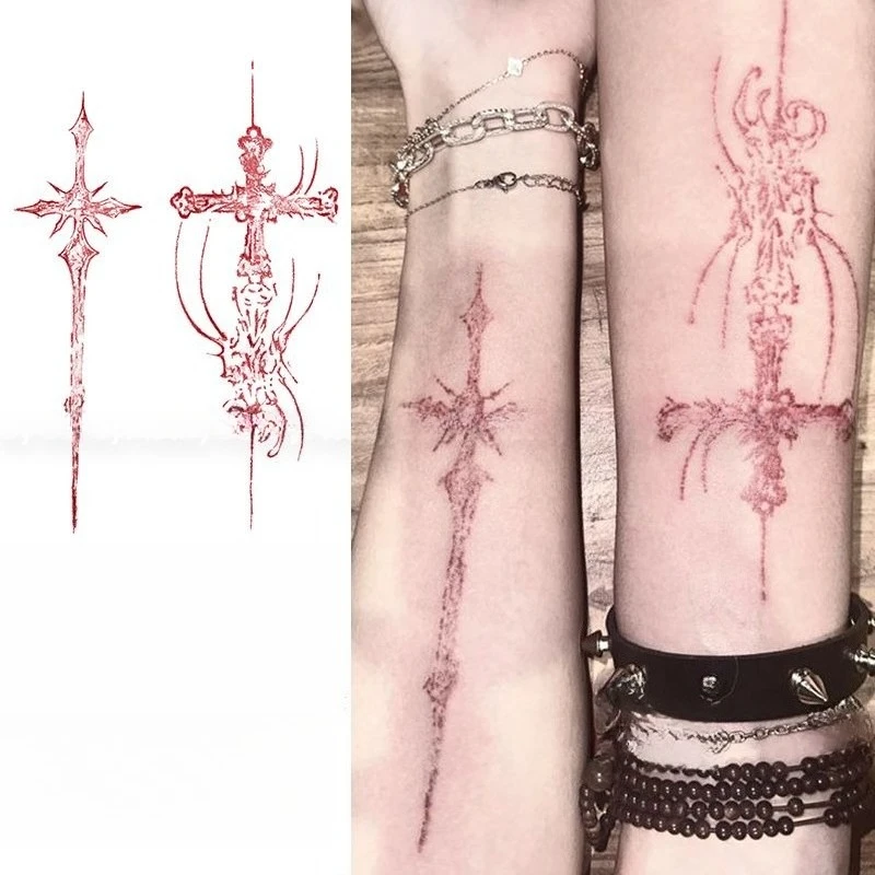 Панк Крест Цвет Татуировки Стикеры Водонепроницаемые Поддельные Татуировки Красный Иисус Временные Татуировки для Женщин Мужчина Рука Меч Наклейка Крышка Шрам
Панк Крест Цвет Татуировки Стикеры Водонепроницаемые Поддельные Татуировки Красный Иисус Временные Татуировки для Женщин Мужчина Рука Меч Наклейка Крышка Шрам