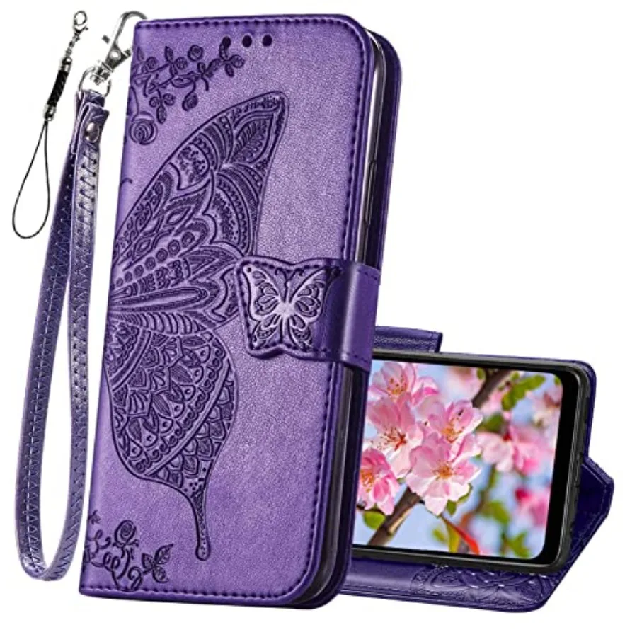 for Motorola Moto G Pure Phone Case Wallet, Women Butterfly Embossed PU Leather Protective Case with Kickstand Card Holder Slot
for Motorola Moto G Pure Phone Case Wallet, Women Butterfly Embossed PU Leather Protective Case with Kickstand Card Holder Slot
