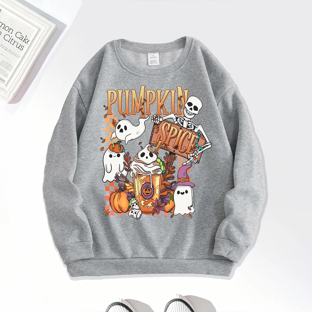 Halloween Skull Hoodie With Long Sleeves Crew Neck Women Clothing Loose-fitting Fashion Top Bow Letter Print Party Women Hoodie
Halloween Skull Hoodie With Long Sleeves Crew Neck Women Clothing Loose-fitting Fashion Top Bow Letter Print Party Women Hoodie