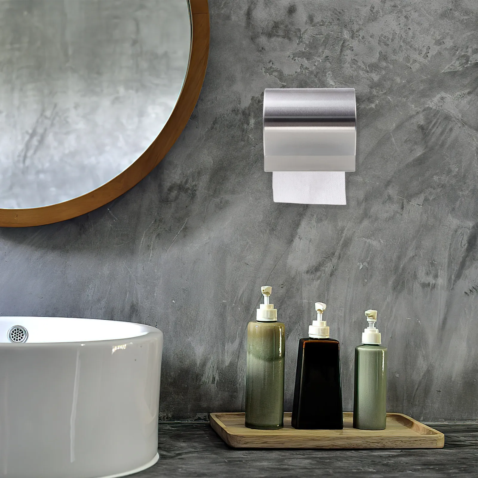 Настенный держатель для туалетной бумаги, подставка для рулонов, органайзер для салфеток в ванную, нержавеющая металлическая рама, простая установка, устойчивость к царапинам
Настенный держатель для туалетной бумаги, подставка для рулонов, органайзер для салфеток в ванную, нержавеющая металлическая рама, простая установка, устойчивость к царапинам