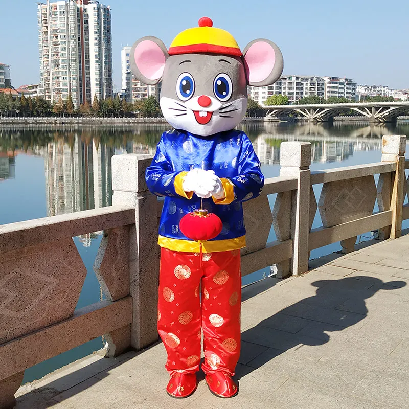 Mouse Mascot Costume Cartoon Character Mascot Costume Apparel EVA Helmet Unisex Halloween Chinese New Year Mascotte Costumes
Mouse Mascot Costume Cartoon Character Mascot Costume Apparel EVA Helmet Unisex Halloween Chinese New Year Mascotte Costumes