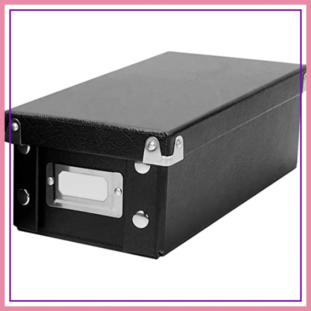 Collapsible Index Card Holder Storage Box - Fits 1100 Flash Cards, 4x6, 1 Pack, Black
Collapsible Index Card Holder Storage Box - Fits 1100 Flash Cards, 4x6, 1 Pack, Black