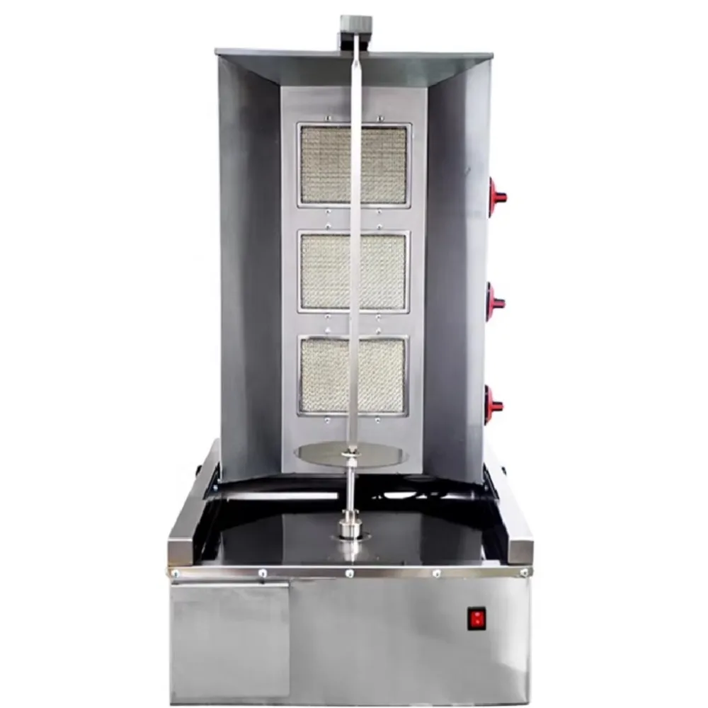 Shawarma Machine, 3 Burner Gas Grill, Commercial Kitchen Equipment, Restaurant Food Prep Tool
Shawarma Machine, 3 Burner Gas Grill, Commercial Kitchen Equipment, Restaurant Food Prep Tool