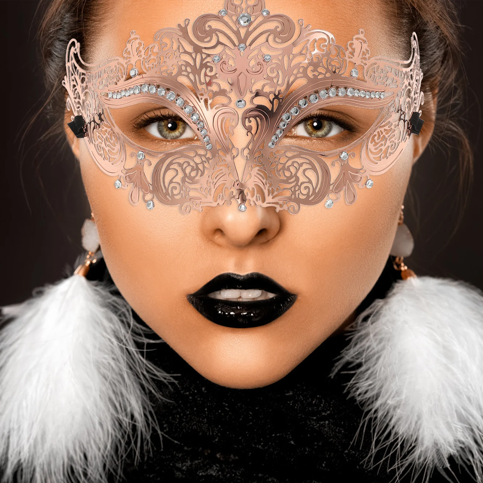 White Rhinestone Cosplay Mask for Halloween Masquerade Party Metal Masks Lightweight Premium Material Carnival
White Rhinestone Cosplay Mask for Halloween Masquerade Party Metal Masks Lightweight Premium Material Carnival