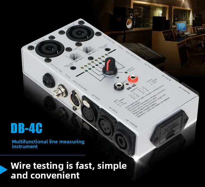 DB-4C Audio Signal Network Tester for Computer Network Equipment Diagnostic Tool
DB-4C Audio Signal Network Tester for Computer Network Equipment Diagnostic Tool