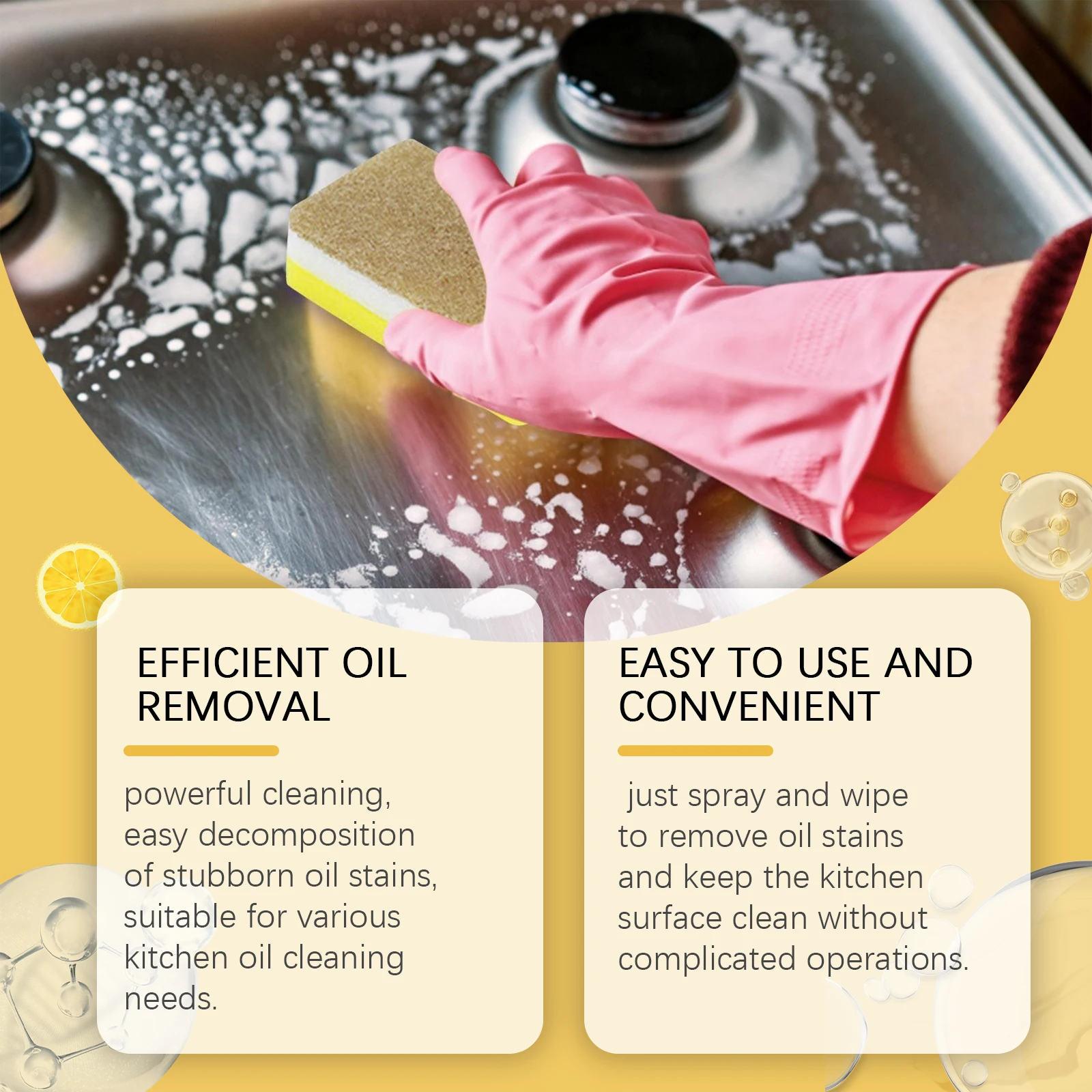 JAKEHOE Greasy Dirt Clean Spray Kitchen Powerful Remover Oil Multipurpose Dirt Degreaser Cleaning Agent Washing Home Use Cleaner
JAKEHOE Greasy Dirt Clean Spray Kitchen Powerful Remover Oil Multipurpose Dirt Degreaser Cleaning Agent Washing Home Use Cleaner