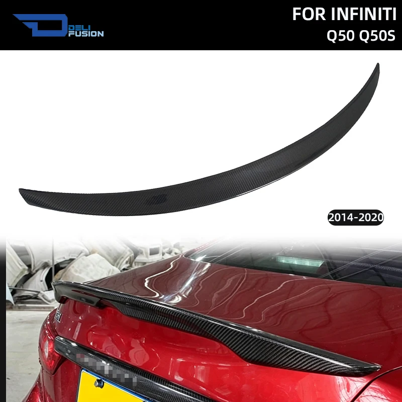 For 2014-2020 Infiniti Q50 Q50S V37 BLTZ R-Concept Style Rear Spoiler Wing Carbon Fiber Car Accessories
For 2014-2020 Infiniti Q50 Q50S V37 BLTZ R-Concept Style Rear Spoiler Wing Carbon Fiber Car Accessories