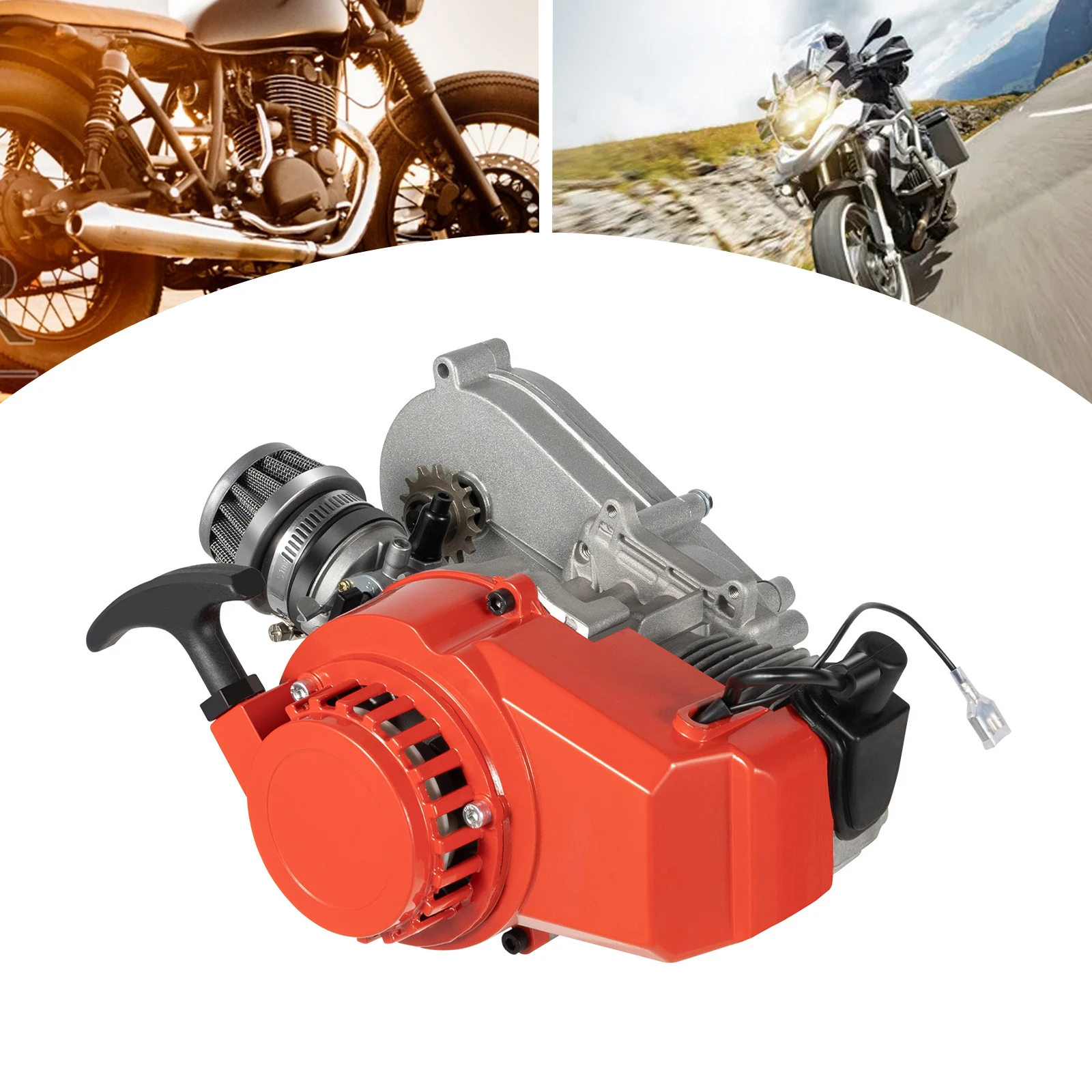 49CC 50CC 2-Stroke Pull Start Engine Motor for Mini Dirt Bike Pocket Bike ATV Scooters 2-Stroke 49CC Gasoline Engine Motor
49CC 50CC 2-Stroke Pull Start Engine Motor for Mini Dirt Bike Pocket Bike ATV Scooters 2-Stroke 49CC Gasoline Engine Motor