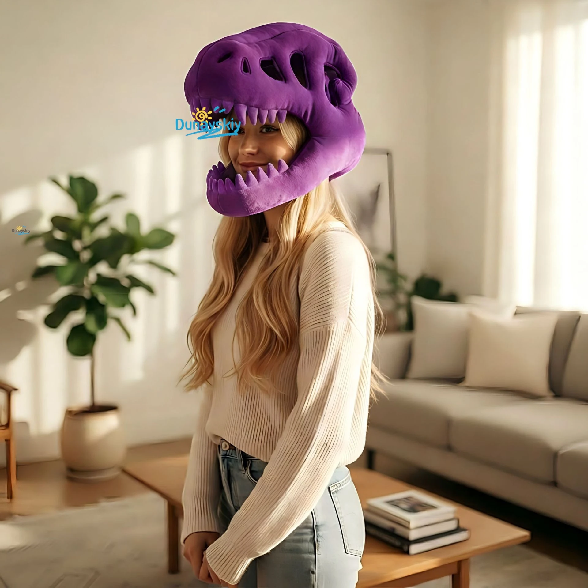 Spinosaurus Dinosaur Skeleton Cosplay Outfit 3D Skull Mask And Plush Spine Funny Headgear For Halloween Party Role Play
Spinosaurus Dinosaur Skeleton Cosplay Outfit 3D Skull Mask And Plush Spine Funny Headgear For Halloween Party Role Play