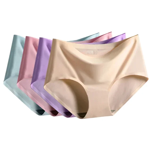KUCLUT Size Seamless One-piece Ice Silk Feeling Underwear Women Summer Thin Mid-waist Breathable Sexy Pant Cotton Crotch Brief
KUCLUT Size Seamless One-piece Ice Silk Feeling Underwear Women Summer Thin Mid-waist Breathable Sexy Pant Cotton Crotch Brief