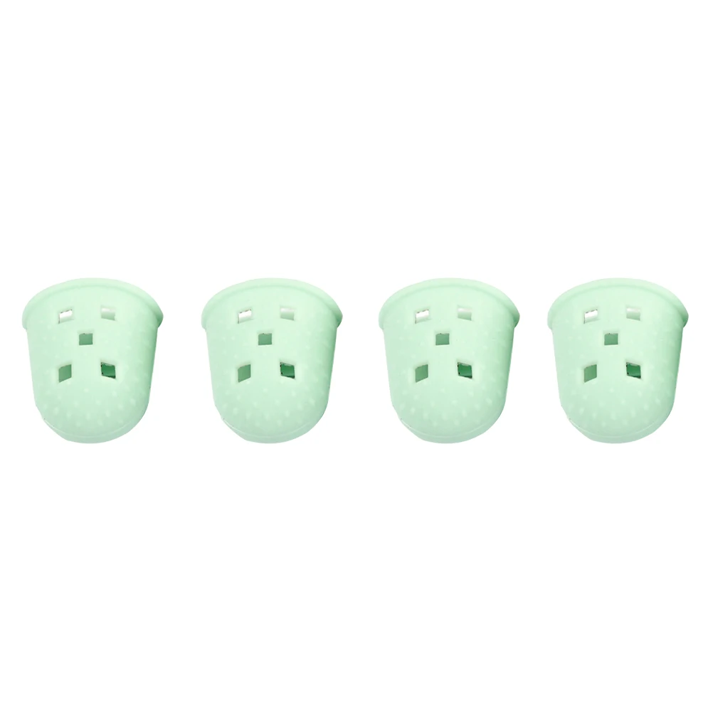 4 Pcs Silicone Finger Cot Guitar Thumb Caps Guard Fingertip Protectors Covers Green Guards Office
4 Pcs Silicone Finger Cot Guitar Thumb Caps Guard Fingertip Protectors Covers Green Guards Office
