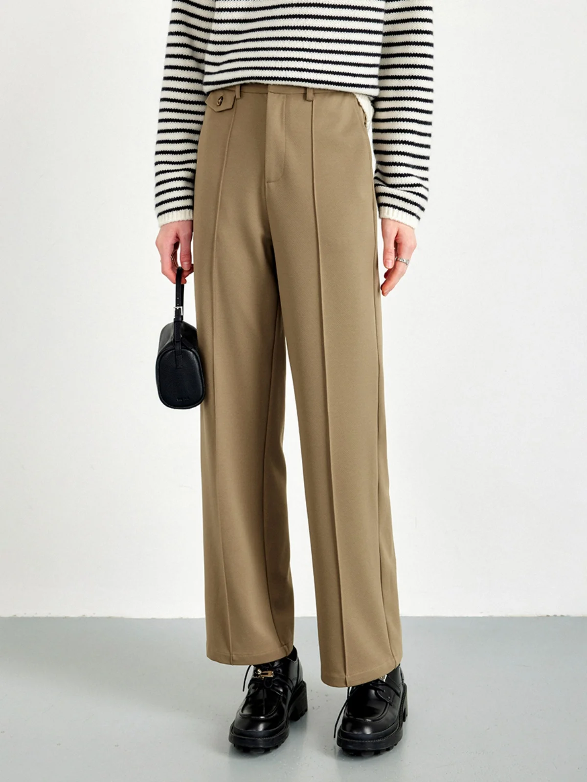 CLMX Ele Straight Leg Pants High Waist Slim Fit Casual Trousers Versatile Polyester Blend Comfortable Women's Faion
CLMX Ele Straight Leg Pants High Waist Slim Fit Casual Trousers Versatile Polyester Blend Comfortable Women's Faion