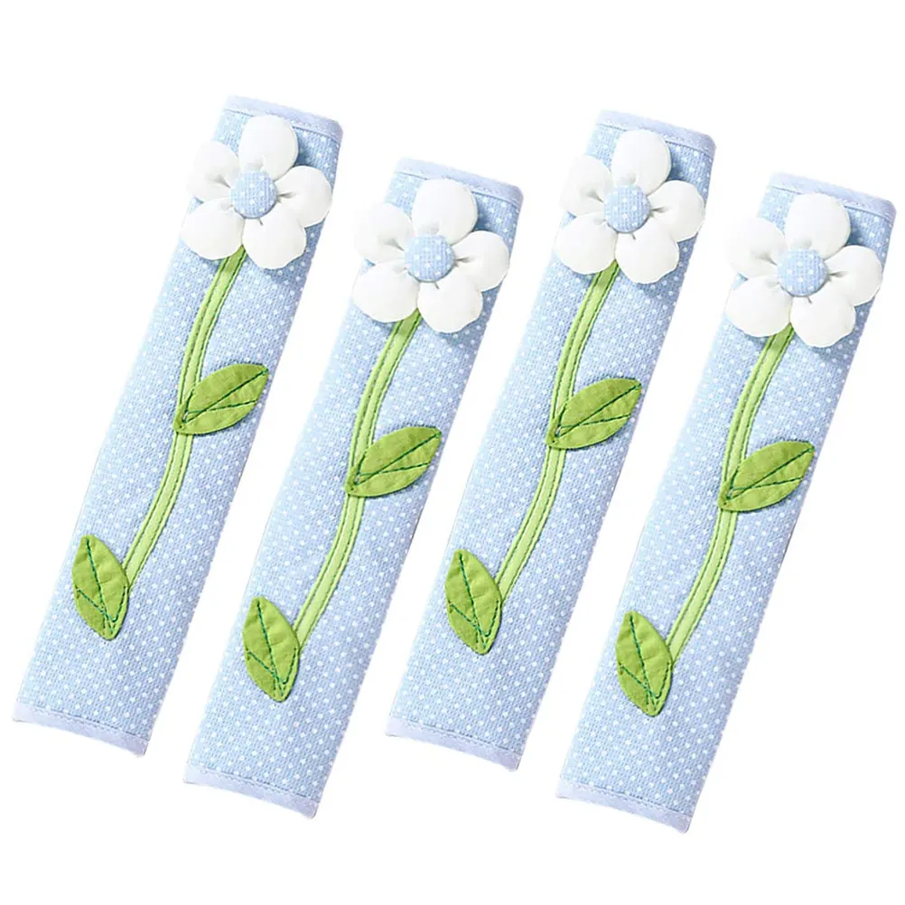 4Pcs Fridge Handle Covers Sunflower Fabric Soft Protective Anti-Static Door Handle Covers for Refrigerator Oven Microwave
4Pcs Fridge Handle Covers Sunflower Fabric Soft Protective Anti-Static Door Handle Covers for Refrigerator Oven Microwave