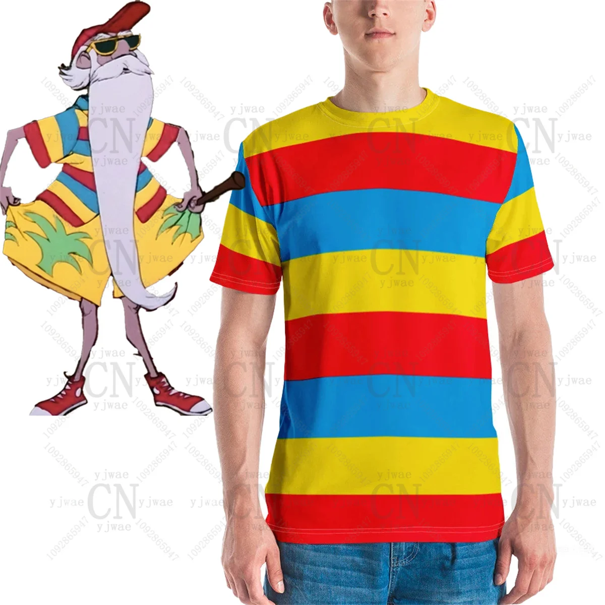 Полосатая футболка с принтом Aladdin Genie'S, повседневная футболка с короткими рукавами для отдыха, одежда для семейных вечеринок, косплей, летние мужские и женские футболки
Полосатая футболка с принтом Aladdin Genie'S, повседневная футболка с короткими рукавами для отдыха, одежда для семейных вечеринок, косплей, летние мужские и женские футболки