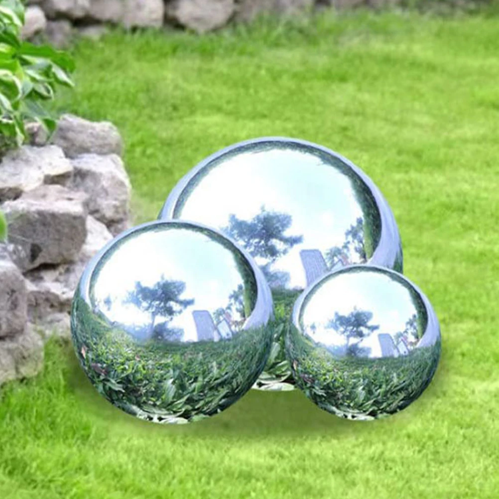 Garden Gazing Balls Decorative Metal Mirror Shiny Lawn Reflection 150MM Stainless Steel Sphere Outdoor Art nament 
Garden Gazing Balls Decorative Metal Mirror Shiny Lawn Reflection 150MM Stainless Steel Sphere Outdoor Art nament