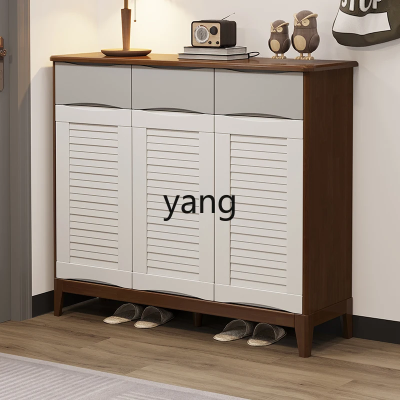yjq solid wood three-door shoe cabinet household door entrance entrance cabinet
yjq solid wood three-door shoe cabinet household door entrance entrance cabinet